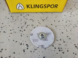 100x Klingspor QMC 412 schuurschijf K120 (2)